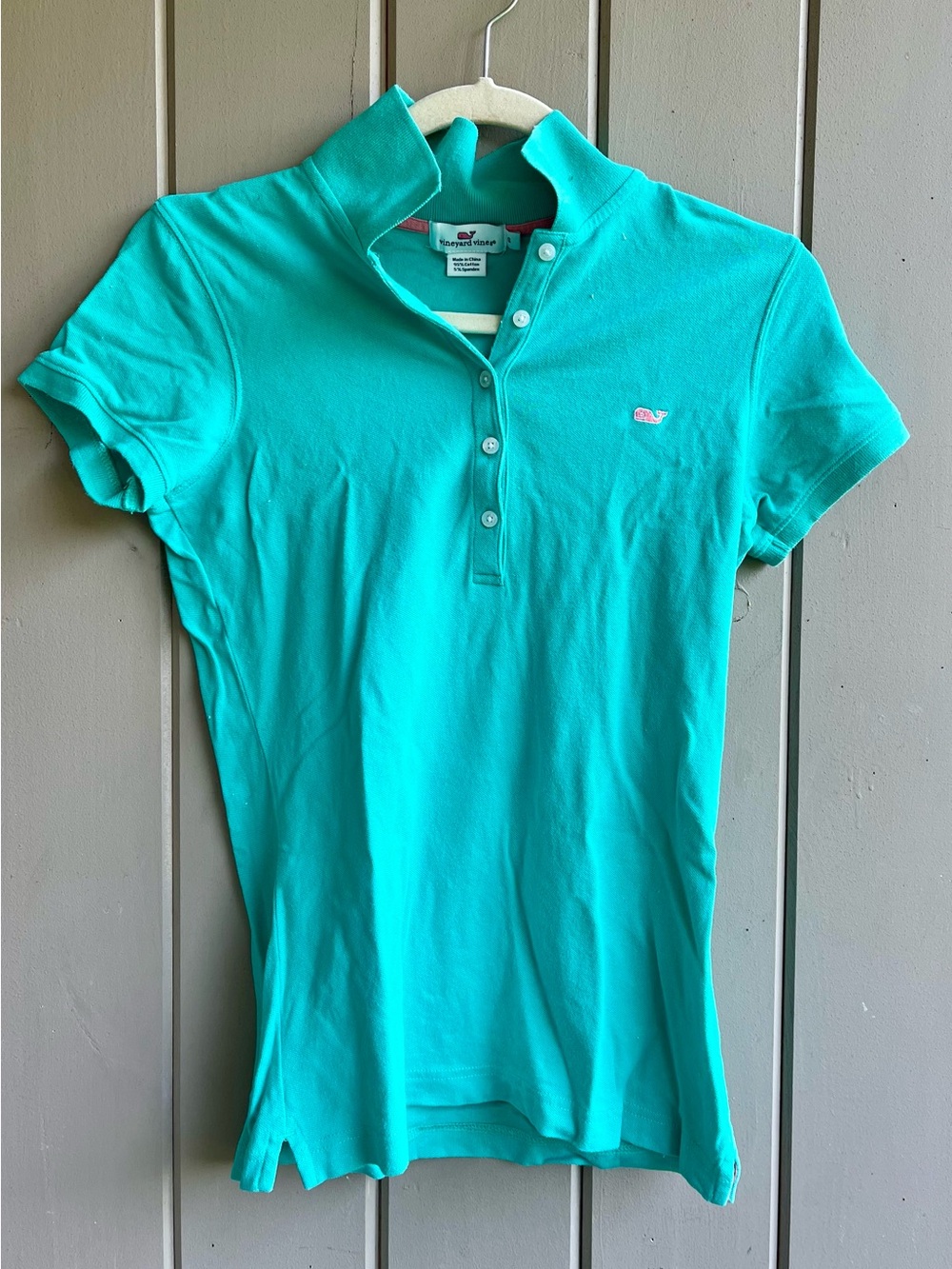 Vineyard Vines Teal Women's Polo Size Small